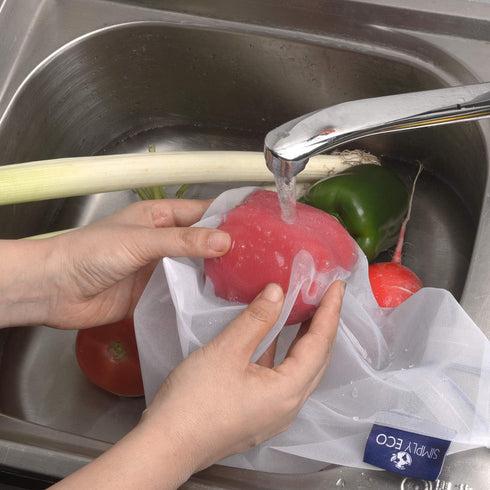 Reusable Bags - Zero Waste & Color-Coded Mesh Produce...