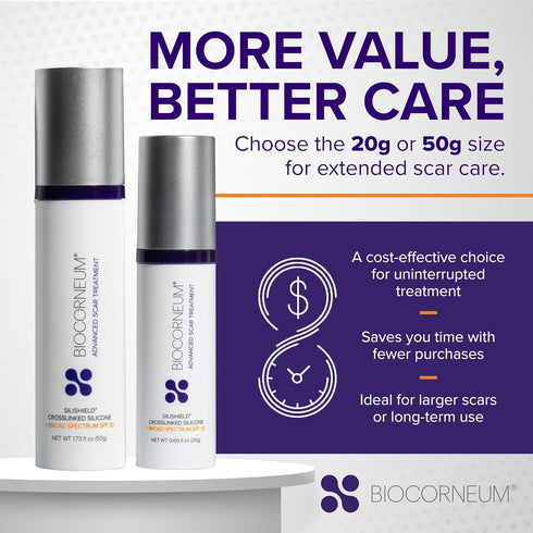 Advanced Scar Treatment with Silishield® & SPF 30 50g – Made in the USA, Fast-Drying, Water-Resistant Silicone Scar Gel - Surgeon Recommended for ...