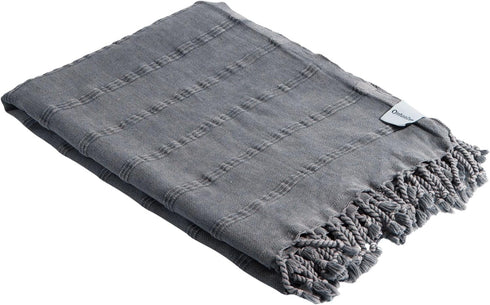 Stonewashed Turkish Bath & Beach Towel –100% Organic Turkish Cotton - Soft, Lightweight, Absorbent - Quick Dry, Sand Free - Swim, Pool, Shower, Tr...