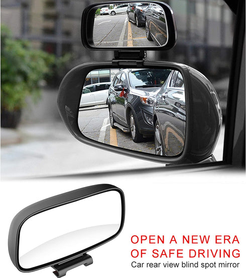 KEWAYO Blind Spot Mirrors - Adjustable Car Auxiliary Wide Angle Side Rearview Mirrors for Cars SUV, Fits Car Mirror Frame Thickness Less than 5MM ...