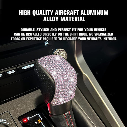 Shifter Gear Lever Accessories Compatible with Lexus 2016-2018 ES 2015-2022 NX 2016-2022 RX 2014-2022 is 2015-2022 RC 2016-2022 GS 2020-2022 GX-46...