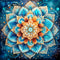 Reofrey DIY Diamond Art Kits for Adults Mandala Flower, Flower Full Drill Round Rhinestone Diamond Art Accessories, Cross Stitch Embroidery for Cr...