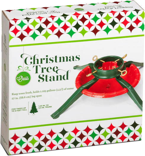 Steel Chiristmas Tree Stand for Trees up to 8 ft Tall with Trunks up to 5.5 inches...