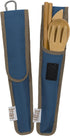 To-Go Ware Bamboo Travel Utensils - Utensil Set with Carrying Case, Indigo...
