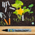 2 Pack Garden Marker Pen Permanent Markers Black (UV Fade Resistant Marker Pens for Plant Markers Garden Markers Waterproof Pen Black Markers Outd...