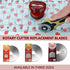 Madam Sew 28mm Rotary Cutter for Fabric | Precision Cloth Cutting Tool with Tungsten Steel Blade and Safety Guard | for Sewing, Arts & Crafts with...