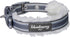Blueberry Pet Soft & Comfy Multi-colored Stripe Fleece Padded Adjustable Dog Collar with Metal Buckle - Grey, Neck 9-12.5", for Small Breed...