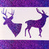 GIRAFVINYL Purple Holographic Vinyl Permanent, Purple Glitter Permanent Vinyl for DIY Helloweed Decorations, Signs, Home, and Car Decorations,12" ...