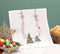 Leisure Arts Table Runner 15"x42" Ecru Xmas Trees, Kitchen Table Runner, Embroidery kit, Kitchen Runner, Cross Stitch Kits for Beginners, Embroide...