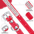 Apasiri Rhinestone Dog Collar for Small Dogs, Red Leather Dog Collar, Cute Dog Collar, Bling Dog Collars for Medium Dogs, Diamond Dog Collar Cat C...