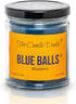 Blue Balls - Blueberry Scented Candle - Funny- 6 Ounce Jar Candle...