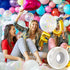 600PCS Glue Balloon Dots, Removable Balloon Sticky Spots,Extra Strong Glue Balloon Dots Double Sided for Birthday Party Wedding Christmas Decorati...