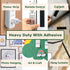 (26 FT x 1 Inch) Stick On for Fabric, No Sew Sticky Back Patches for Clothes, Curtains - Double Sided Hook and Loop Tape Strips with Adhesive for ...