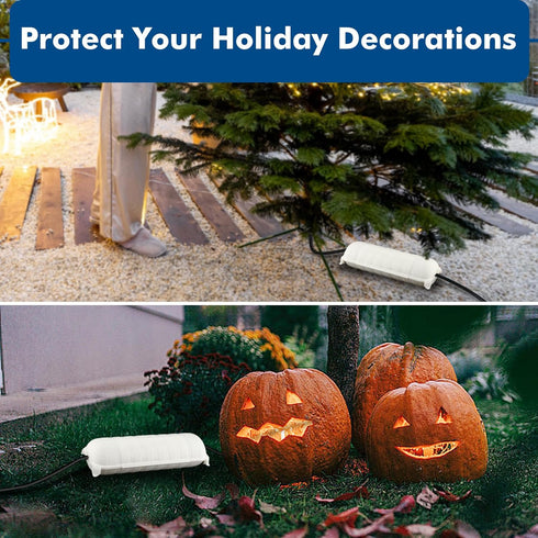 RESTMO Outdoor IP44 Waterproof Connection Box, Weatherproof Electrical Extension Cord Cover, Safety Seal Enclosure to Protect Holiday Decorations,...