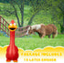 Hungdao 1 Pcs Horse Toys Latex Squeaky Squeeze Chicken Squeak Horse Turkey Balls for Play Fake Screaming Chicken Toys for Horses Soccer Ball for R...