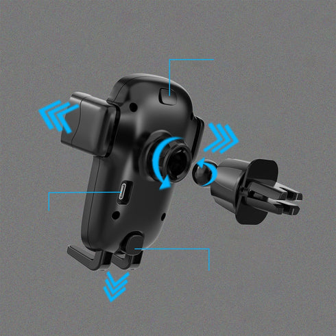 15W Car Wireless Charger and Holder ET-WC25......