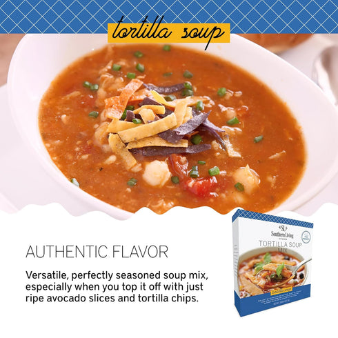 Southern Living Tortilla Soup Mix, Fresh Ingredients, Soup Seasoning Mix, Family Dinner, Tortilla Casserole, Tortilla Soup, Gourmet Meal, 2 Season...