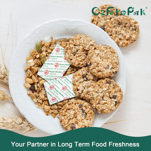 O2frepak 20CC(200-Pack) Food Grade Oxygen Absorbers Packets for Home Made Jerky and Long Term Food Storage...