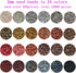 12/0 Glass Seed Beads About 15600pcs 24 Colors 2mm Loose Seed Beads Kit Bracelet Making Beads with 24-Grid Plastic Storage Box for Jewelry Making...