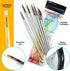 Best Model Miniature Paint Brushes - Small Detail Paint Brush Set - 7 pcs Model Paint Brushes for Miniature Painting, Fine Detailing – Tiny, Mini,...