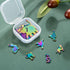 COGCHARGER 16 Pcs 8 Style Stainless Steel Filigree Charms Animal Shape Rainbow Pendants Multi Color Charms Pendants for Jewelry Earring Necklace M...