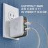USB C Charger Block - Wall Charger Adapter 4 Ports Power Brick Cube Fast Multi Port Charging Box for iPad Mini iPhone Samsung and Other Smartphone...
