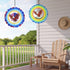 Wind Spinners-12 inch 3D Stainless Steel Eagle Hanging Wind Spinner Metal Wind Catchers Kinetic Sculpture for Lndoor,Outdoor Decor, Yard Art, Gard...