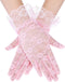 SATINIOR Ladies Lace Gloves for Women Tea Party Gloves Elegant Short Gloves Courtesy Gloves for Wedding Dinner Opera Parties...