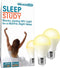 Miracle LED 9W Sleep Study Blue Light Blocking Bulb to Aid Unwinding and Relaxation for Bedtime (2-Pack), Amber Glow...