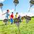 10&12&15 Pcs Parachute Toy, Camo Parachute Men Toy Tangle Free Throwing Hand Throw Outdoor Flying Gifts Paratrooper Toy No Battery nor Assembly Re...