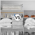 SpaceAid Vacuum Storage Bags, Space Saver Sealer Compression Bags for Comforters, Blankets, Pillows, Bedding, Clothes (Small 3 Pack)...