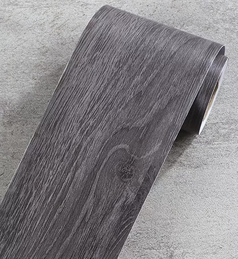 Amhao 5Meters Self-Adhesive Wood Grain Repair Tape Dark Grey Repair Tape for Desk Chair Furniture Decoration...