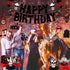 LARRAZABAL Rock and Roll Birthday Party Decorations Music Themed Party Decorations Include Happy Birthday Banner Hanging Swirls and Honeycomb Cent...