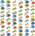 ONEST 60 Pieces Foam Artillery Tank for Kids Paper Tank Party Favors Goodie Bag Stuffers Outdoor Tank Toys for Classroom Prizes Boys and Girls...