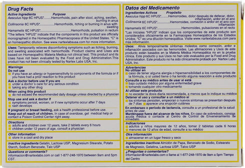 HEMORRHOIDEX Tablets...