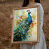 Colourful Peacock Rice Paper, 11.5 x 16 inch - for Decoupage Furniture Crafts...