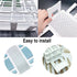 Plastic Test Tube Rack 2 Pack 24 Holes Lab Test Tube Rack Holder for 25mm and Below The Test Tubes, Detachable, White...