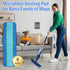 4 Pack Deep Cleaning Pad for Bona Mop, Reusable Microfiber Deep Clean Pad for Bona Family of Mops, Mop Refill Replacement for Hardwood and Multi-S...