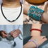JIYIEW 8mm Glass Beads for Jewelry Making,24 Color DIY Crystal Gemstone Loose Beads Bracelet Neacklace Making Kit Round Spacers Stone Turquoise Be...