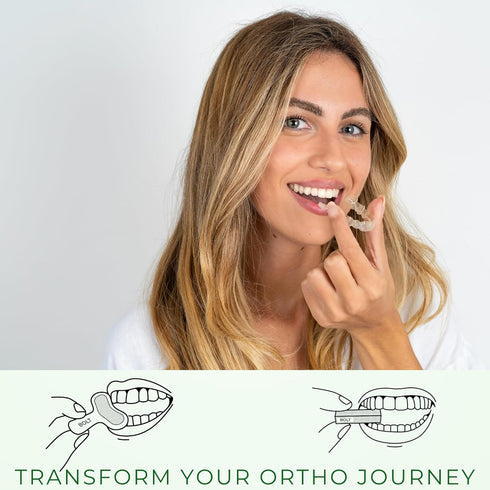 Chewies for Invisalign Aligners | Aligner Chewies | Dental Aligners Chewy | Orthodontic Chewies | Non-Slip Chewy Tubes (2 Pack)...