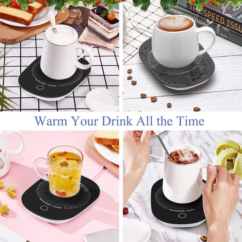 Coffee Mug Warmer for Desk with Auto Shut Off, Coffee Cup Warmer for Desk Office Home-Coffee Gifts...