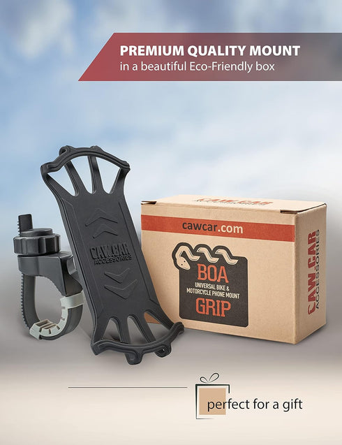 New 2025 Motorcycle & Bicycle Phone Mount - The Most Secure & Reliable Bike Phone Holder for iPhone, Samsung or Any Smartphone. Stress-Resistant a...
