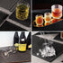 Bar Mat 6 x 12 Small Black, Coffee Mat for Home Bar, Bar Service Spill Mat for Cocktail Bartender Kitchen Countertop, PVC Counter Top Cup Mats Gla...