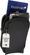 XL StrapPack Two Zipper Clip-On Pouch (Black), Travel Wallet, Backpack Pouch, Passport Holder...
