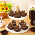 350 Pcs Square Mini Cupcake Liners Disposable Brownie Baking Cups Pan Liners Paper Baking Cup for Cupcakes and Cup Liners Party Supplies for Weddi...