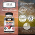 Kaya Naturals Multi Collagen Peptides Complex Powder for Women and Man, Vital for Hair, Skin, Nails, and Anti-Aging, Types I, II, III, V & X Colla...