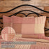 VHC Brands Sawyer Mill Red 100% Cotton Decorative Patchwork Pillow Cover Standard Sham 21x27...