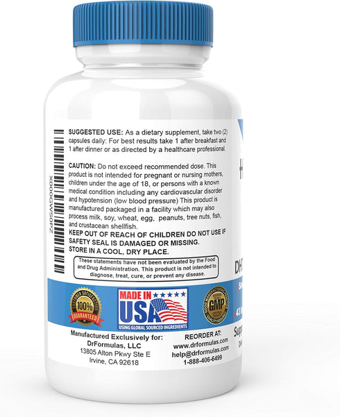 DrFormulas HairOmega DHT Blocker Biotin 5000 mcg Vitamins for Hair Growth Supplement | Hair Loss Pills for Women and Men, 30 Day Supply...