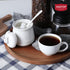 HAOTOP Porcelain Sugar Bowl, Ceramic Salt Bowl with Spoon and Lid for Home and Kitchen, 12 Ounces (White)...
