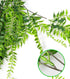Artificial Hanging Vine, Weeping Willow Plastic Plants Greenery Leaves Fake Plant Faux Ivy Garland UV Resistant for Indoor Outdoor Garden Door Wal...